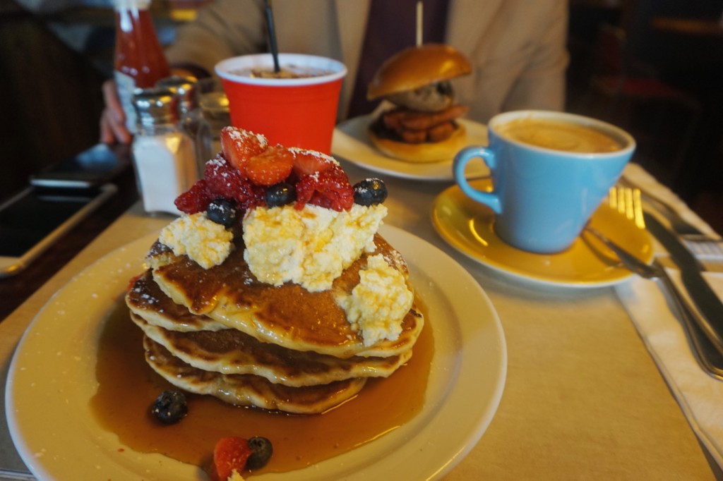 Pancakes at the Breakfast Club in Brighton